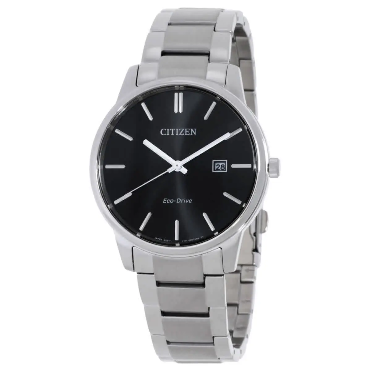 Citizen Pair Eco-drive Black Dial Men`s Watch BM6978-93E
