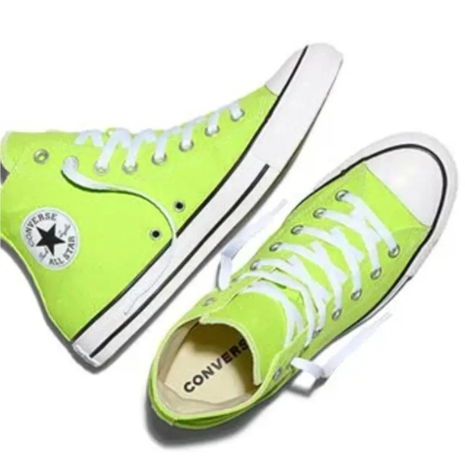 Converse Chuck Taylor All Star High Men 7 Women 9 Neon Mantis Green