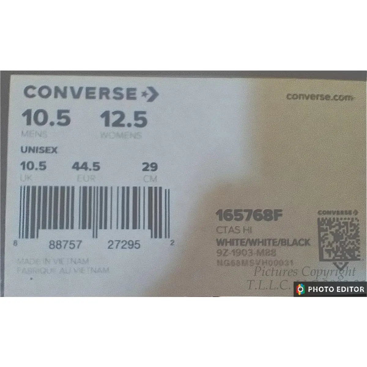 Converse shoes - 165768F - 165768F - MOSTLY WHITE 2