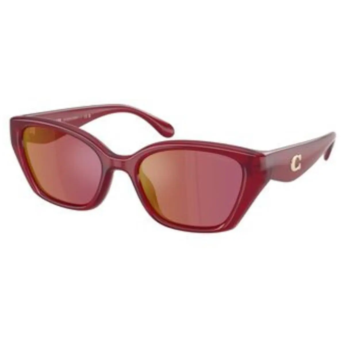 Coach HC 8434 U Milky Cherry Berry Flash Polyamide Standard 5526D0 Sunglasses
