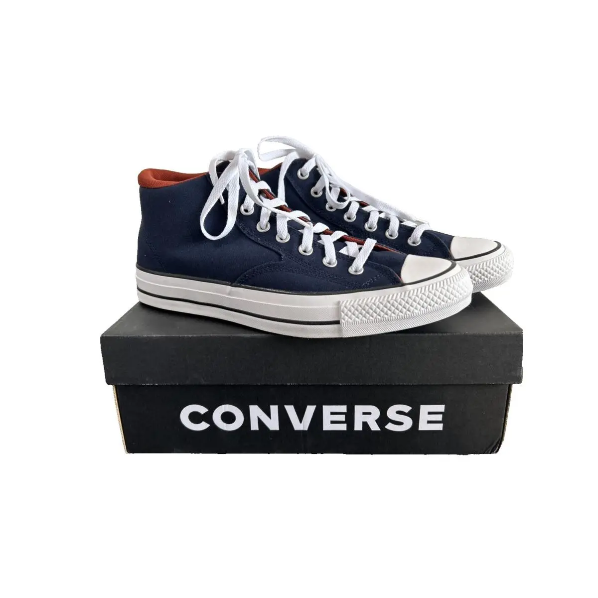 Converse shoes - CTAS Malden Street Mid - CTAS Malden Street Mid - A00813F - Obsidian/Rugged Orange/White (UPC: 194433741750) 0