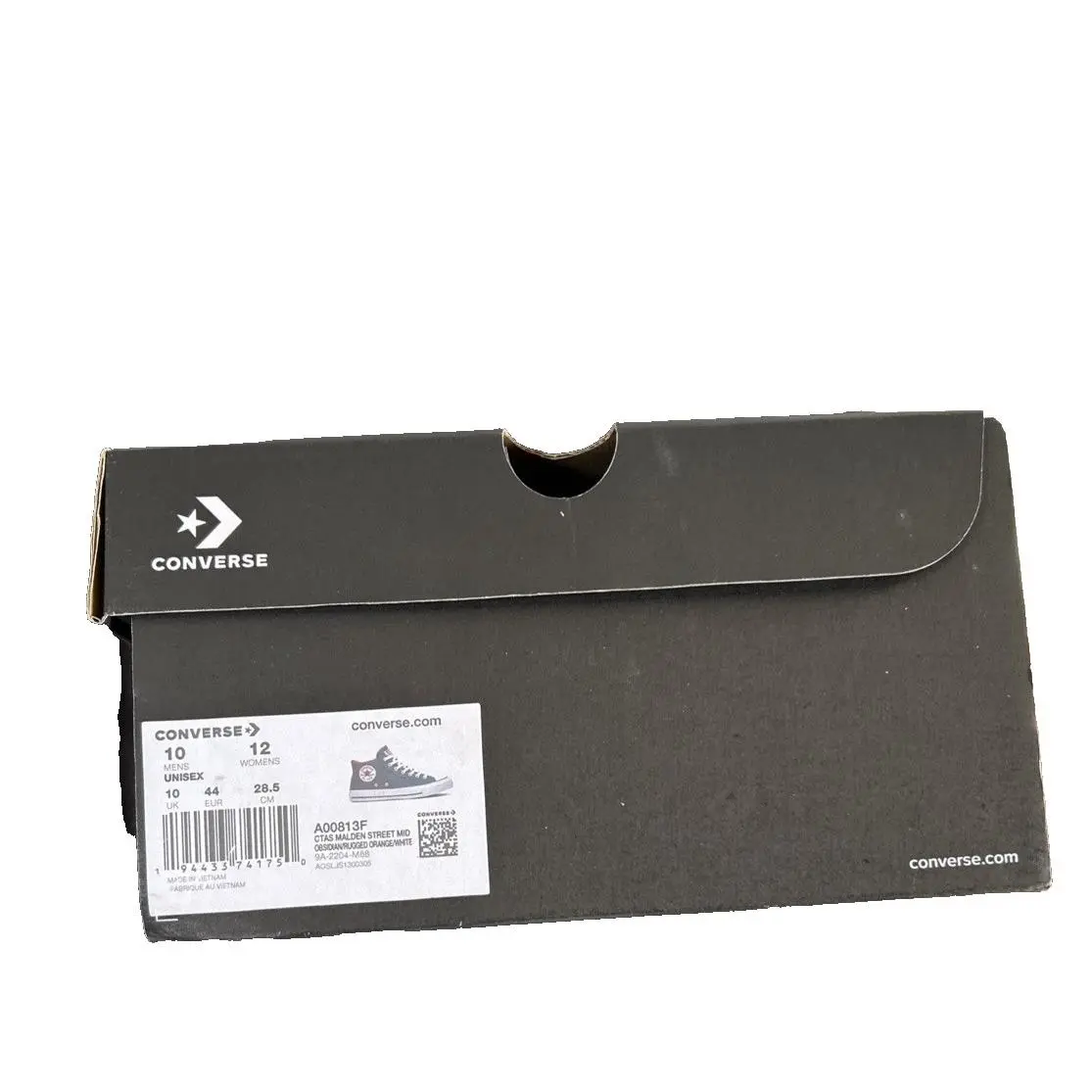 Converse shoes - CTAS Malden Street Mid - CTAS Malden Street Mid - A00813F - Obsidian/Rugged Orange/White (UPC: 194433741750) 6