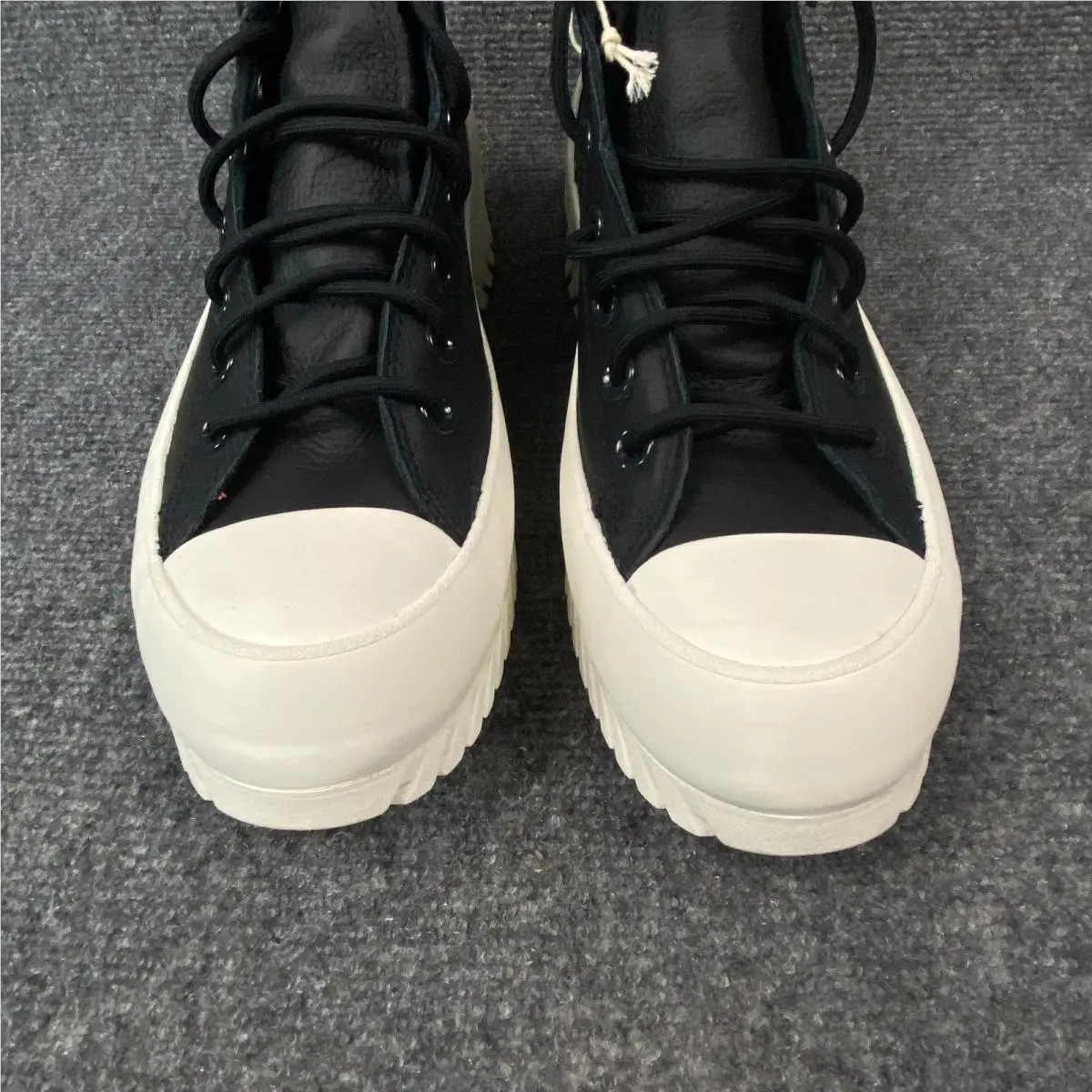 Converse shoes - Black / Bold Mandarin / Egret 8