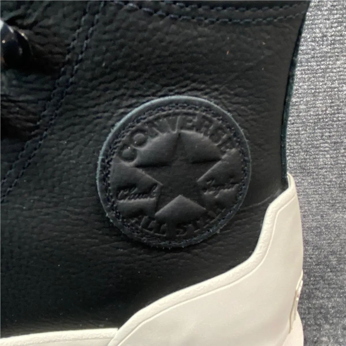 Converse shoes - Black / Bold Mandarin / Egret 4