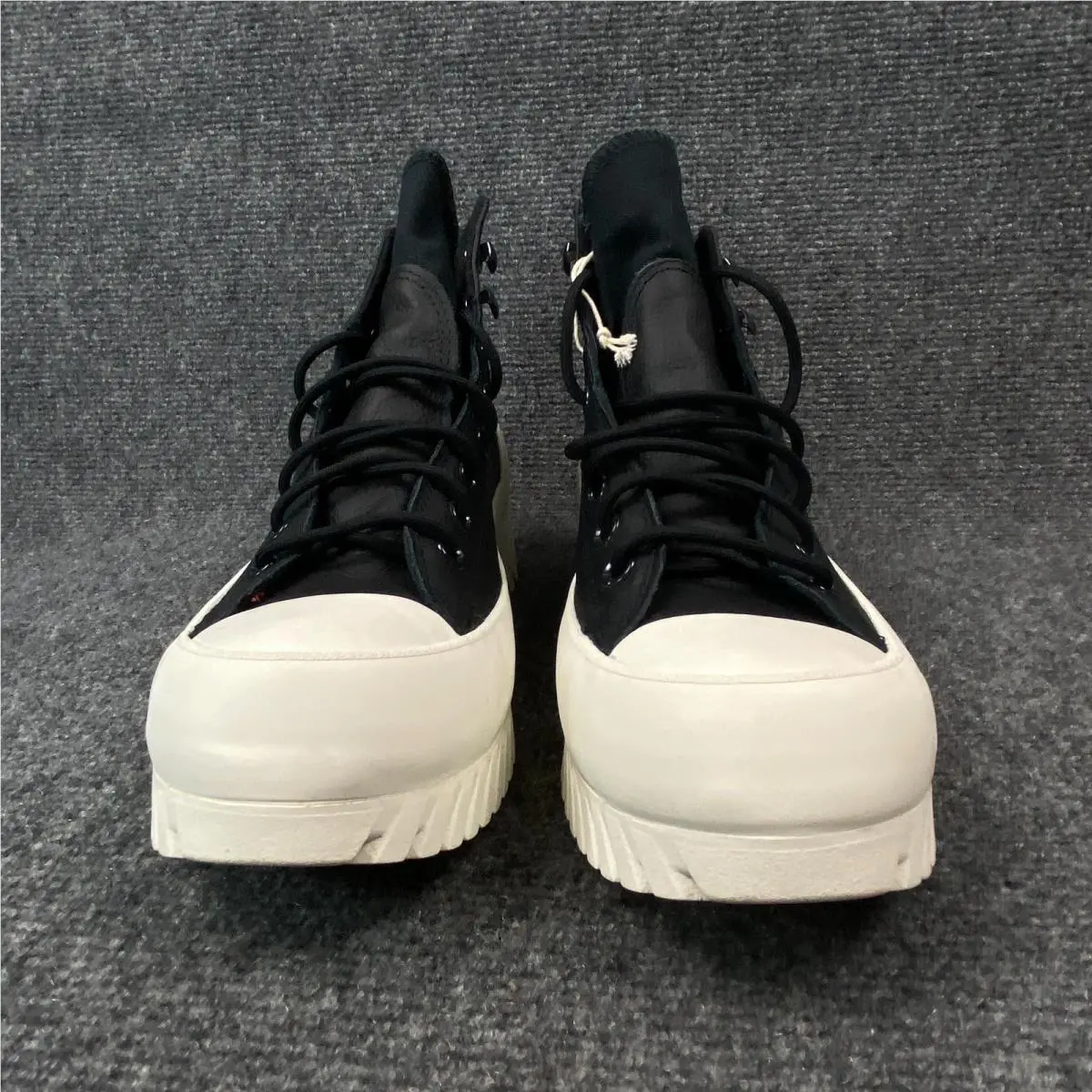 Converse shoes - Black / Bold Mandarin / Egret 7