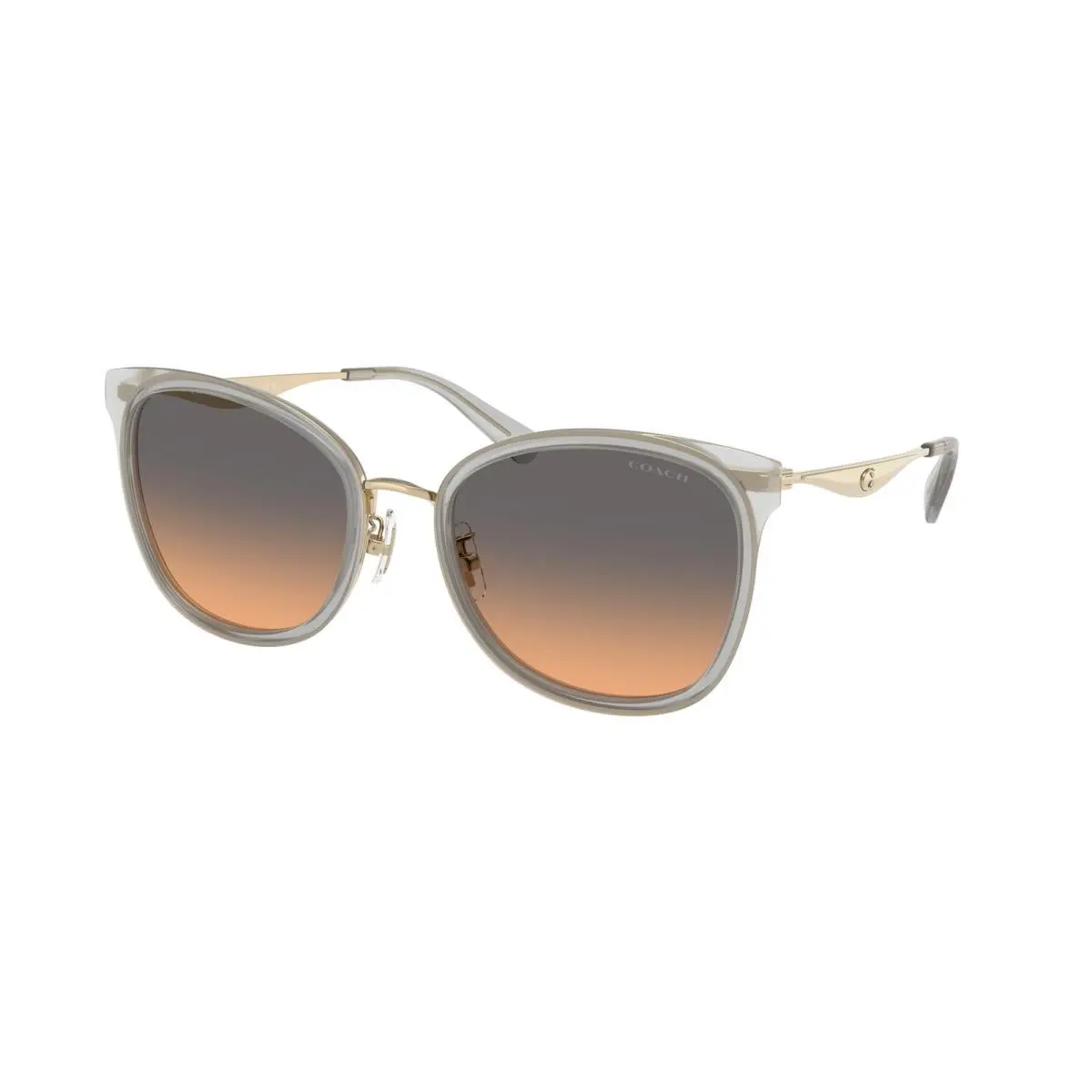 Coach HC 7170 Light Gold Dove Smokey Peach Gradient Polyamide Standard 945018 S