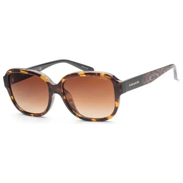 Fashion Women`s Brown Rectangular Sunglasses HC8298U-512074 S57 T140 by Coach