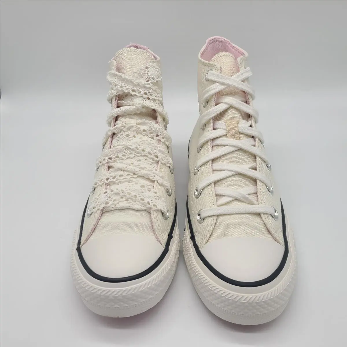 Converse shoes - Chuck Taylor All Star Crochet Lace - A10686C - Egret (UPC: 644110557520) 2