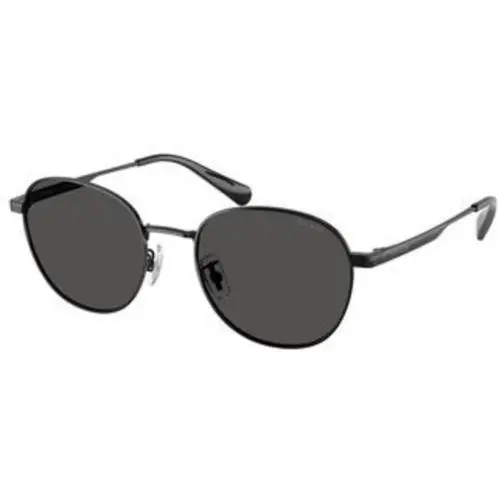 Coach HC 7191 Shiny Black Grey Solid Polyamide Standard 934487 Sunglasses
