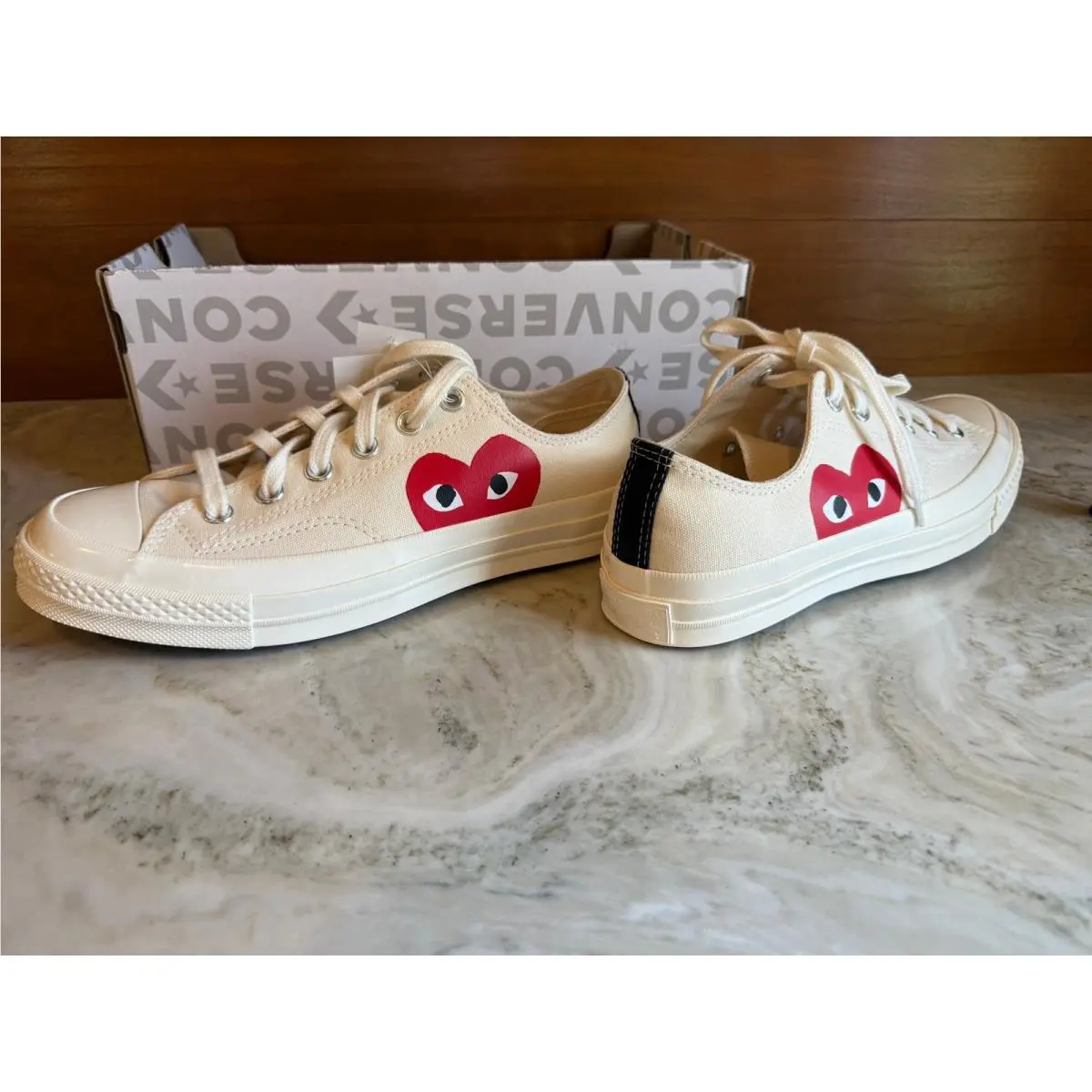 Converse shoes - Cream 3