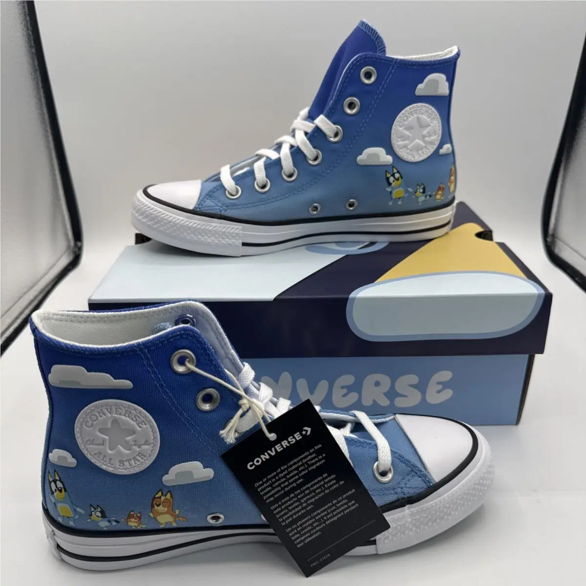 Converse Bluey Bingo Ctas Hi A16460C Women`s Size 6 High Top Sneakers