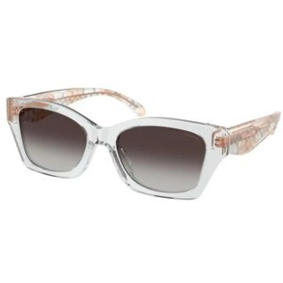 Coach HC 8451 U Transparent Grey Grey Gradient Polyamide Standard 59358G Sungla