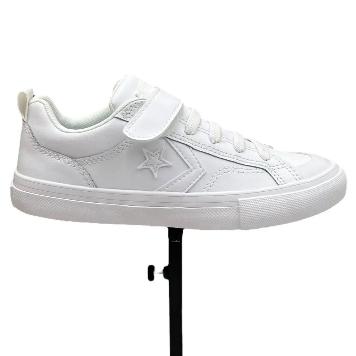 Converse Pro Blaze Youth Boys Girls Slip-on Leather Sneaker Size 2Y Solid White