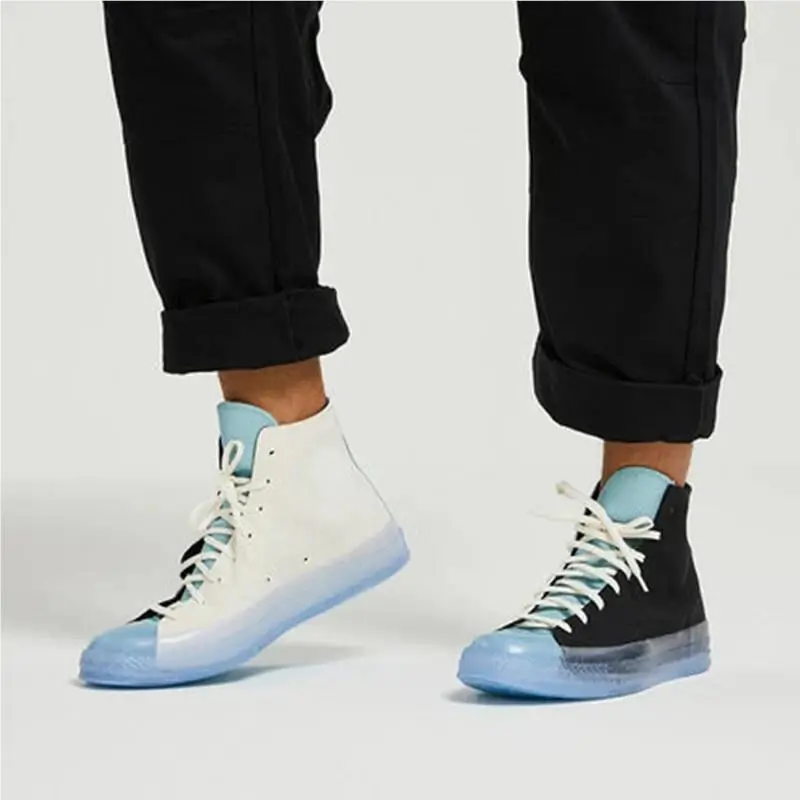 Converse All Star Chuck 70 HI Unisex Men 6.5 = Women 8.5 Shoes Egret/black/b