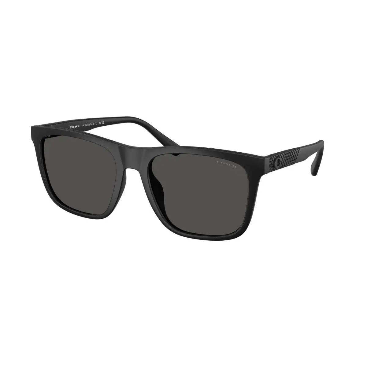 HC 8427 U Matte Black Grey Solid Polyamide Standard 500287 Sunglasses by Coach