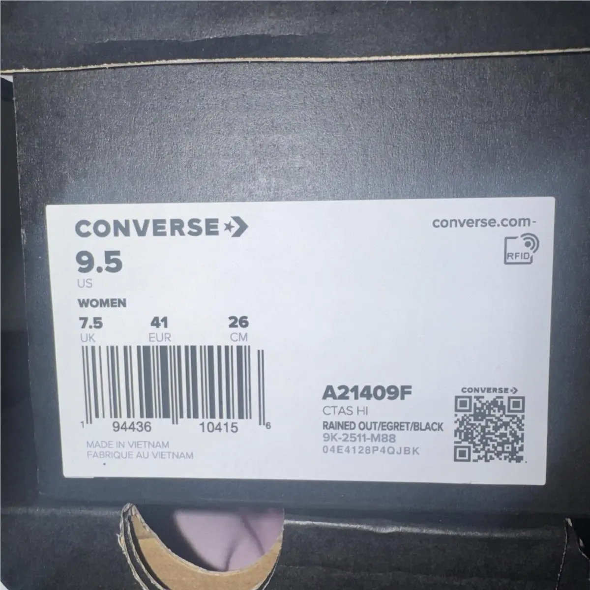 Converse shoes - Converse CTAS Hi - CTAS - A21409F - Rained Out/Egret 4