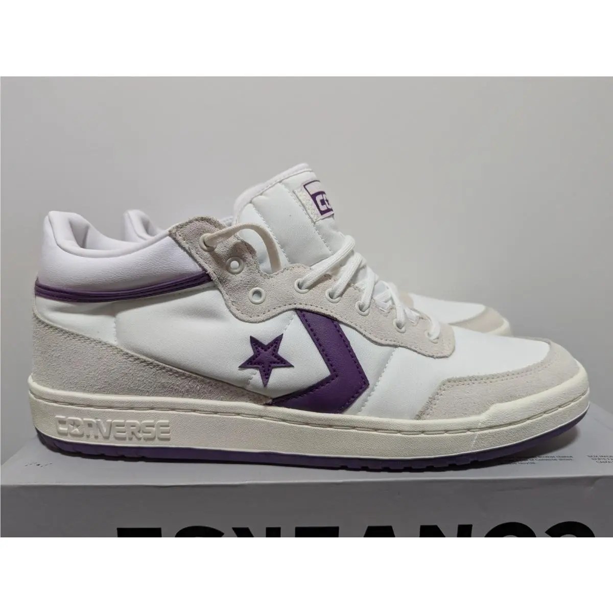 Converse shoes - Converse Fastbreak Pro Mid - Fastbreak Pro Mid - A08854C - White (UPC: 194434679670) 8