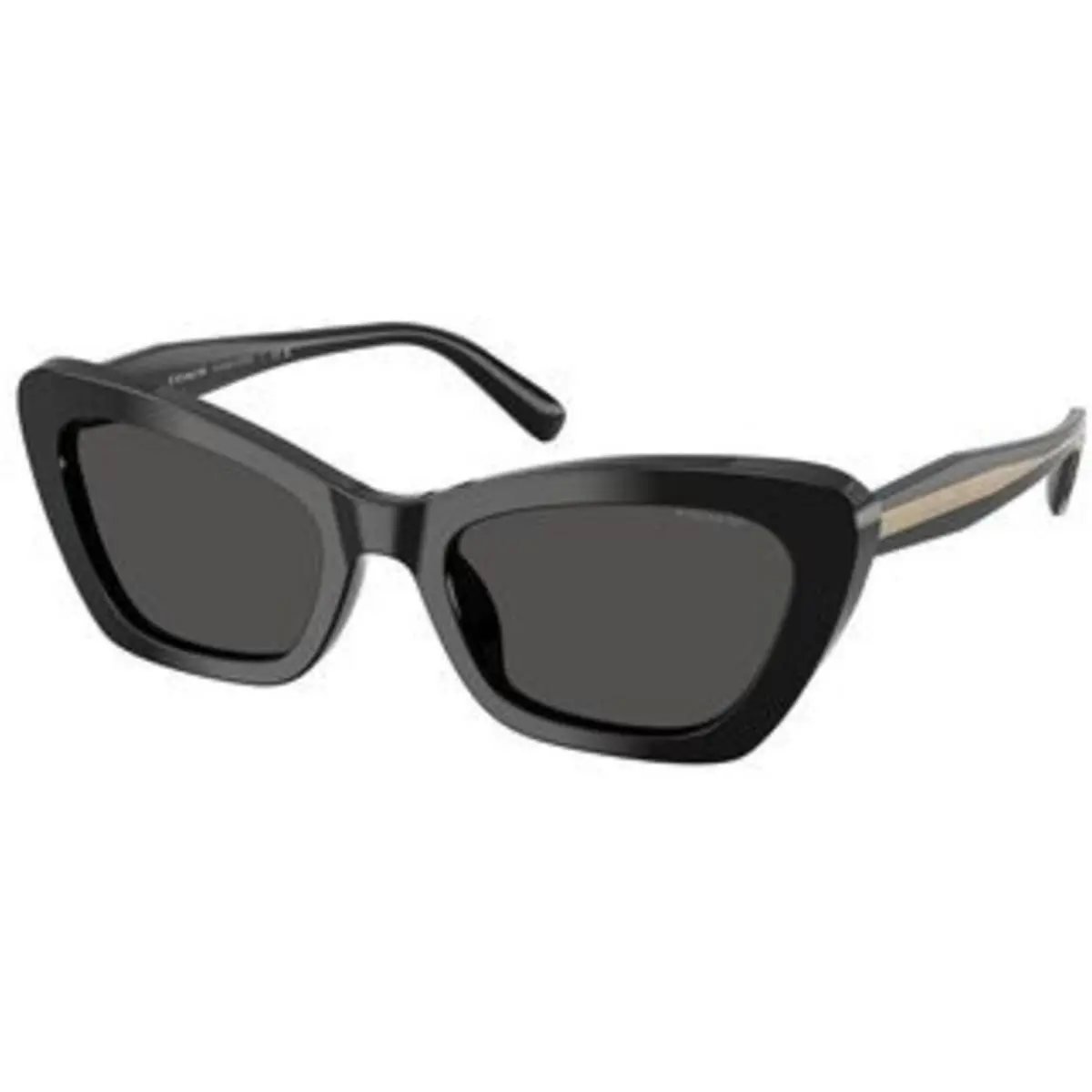 Coach HC 8452 U Black Grey Solid Polyamide Standard 500287 Sunglasses