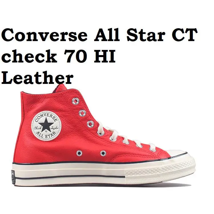 Converse CT Chuck 70 HI Leather Unisex Men 3/5 Women Shoes University Red