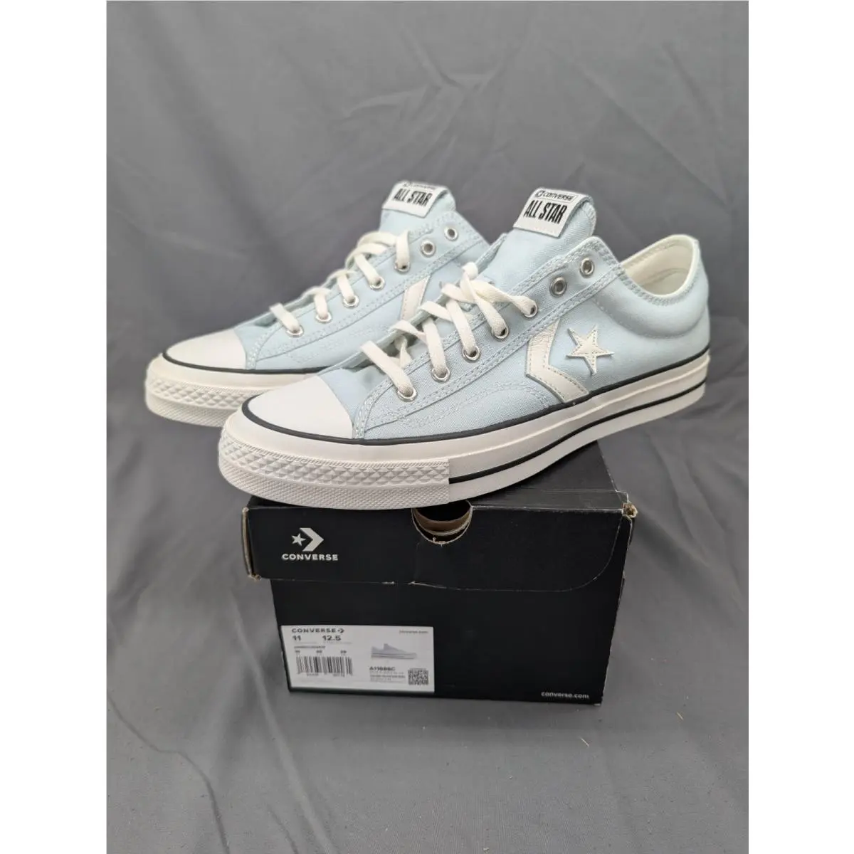 Converse Star Player 76 Low Shoes - Light Blue A11686C Size 11