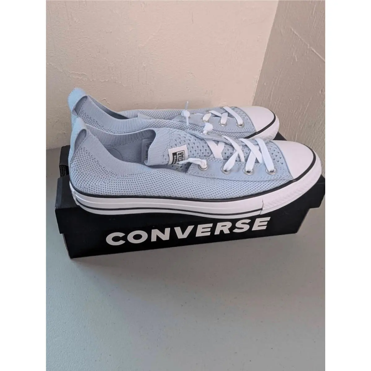 Converse Chuck Taylor All Star Shoreline Knit Sneaker Women`s Size 11 Blue