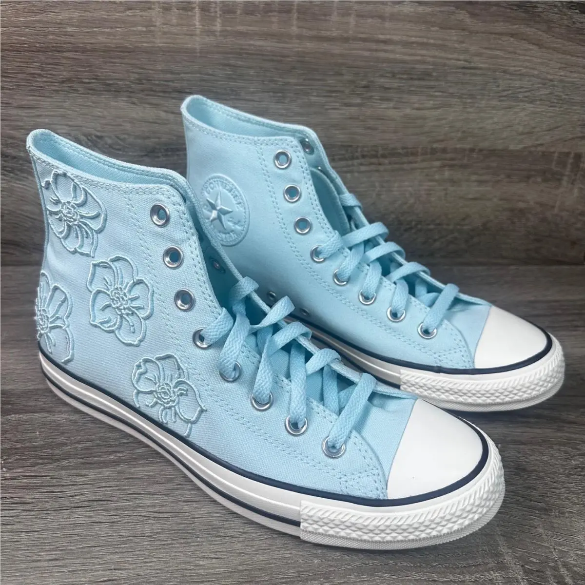 Converse Chuck Taylor All Star HI Sneakers Womens 9.5 Rained Out Floral Shoe