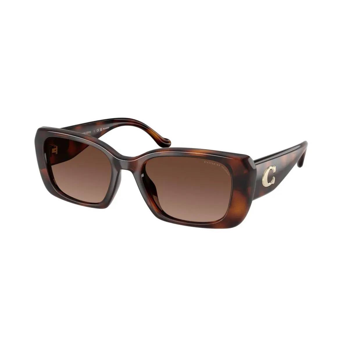 HC8435U 5120T5 Cby82 Tortoise Brown Grad Polarized 54mm Women`s Sunglasses by Coach