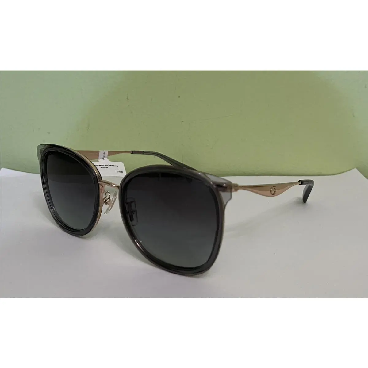 Coach HC7170 94543C Rose Gold/dark Grey Sunglasses 56-20-145