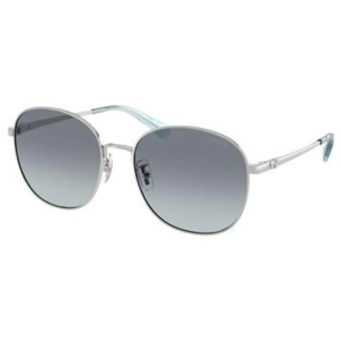 Coach HC 7189 Shiny Silver Ocean Gradient Polyamide Standard 900119 Sunglasses