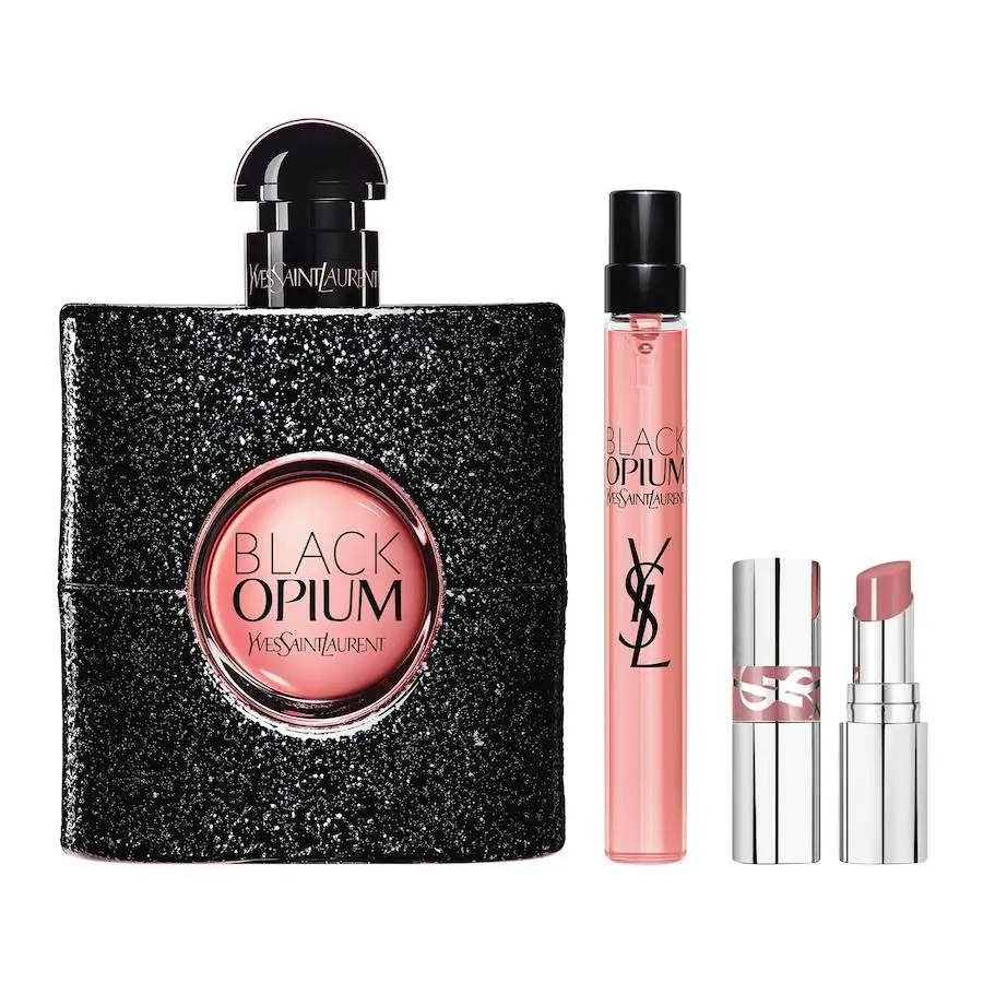 Yves Saint Laurent Ladies Black Opium 3pcs Edp Gift Set Fragrances 3614274400014