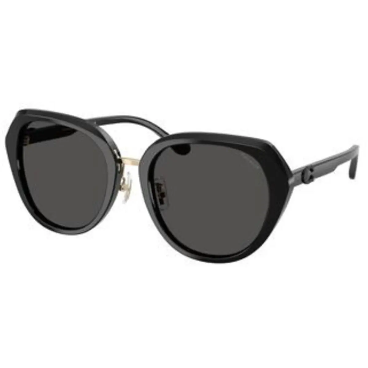 Coach HC 8436 Black Grey Solid Polyamide Standard 500287 Sunglasses