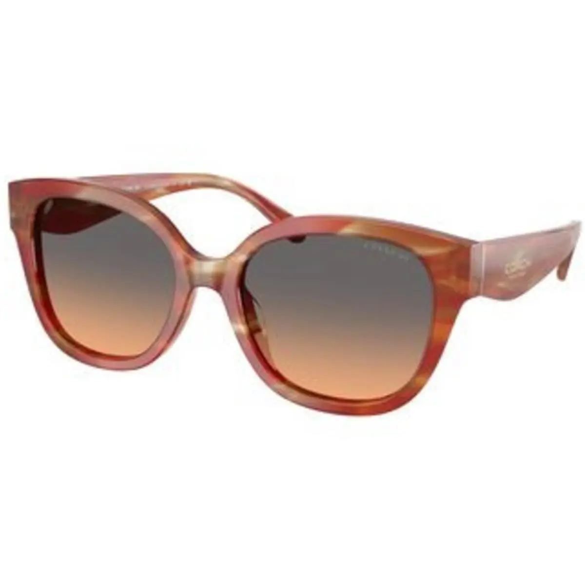 Coach HC 8438 U Striated Chestnut Smokey Peach Gradient Polyamide Standard 5900