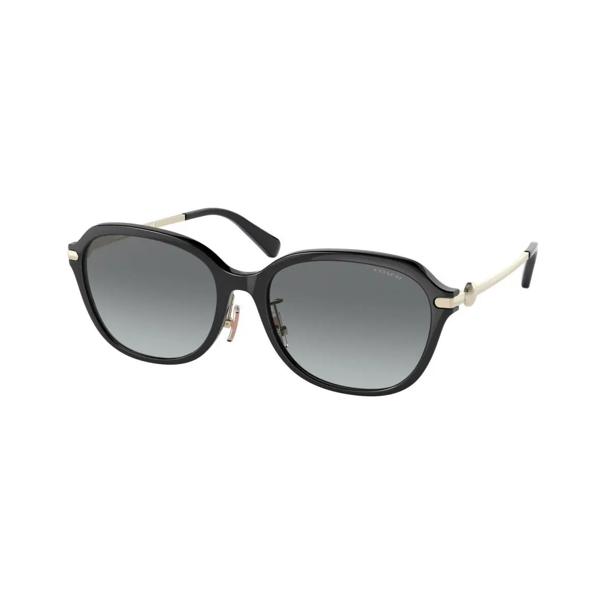 Coach HC8332D 500211 C6199 Black Grey Gradient 56 mm Women`s Sunglasses