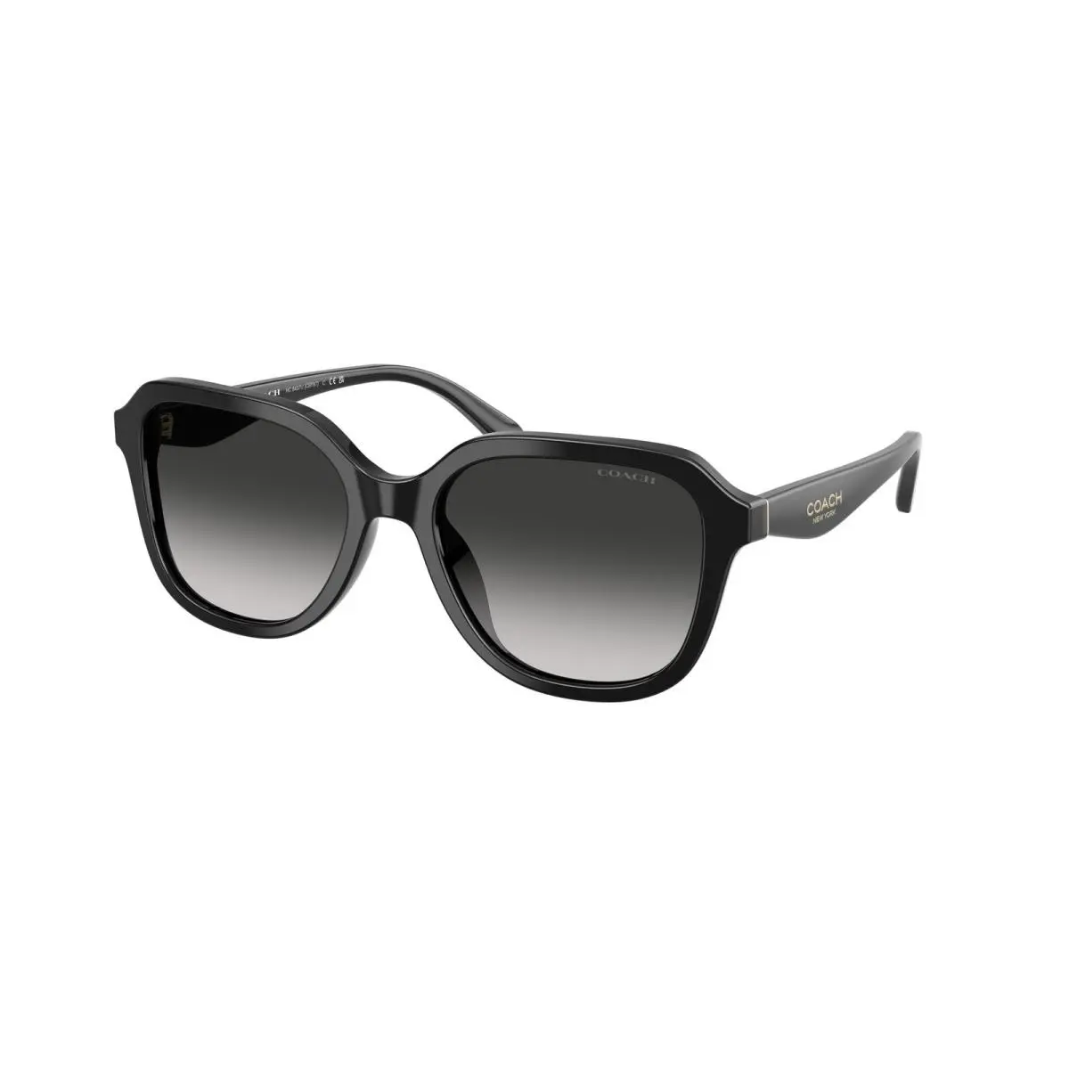 Coach HC8437U 50023C Cby87 Black Grey Gradient 53 mm Women`s Sunglasses