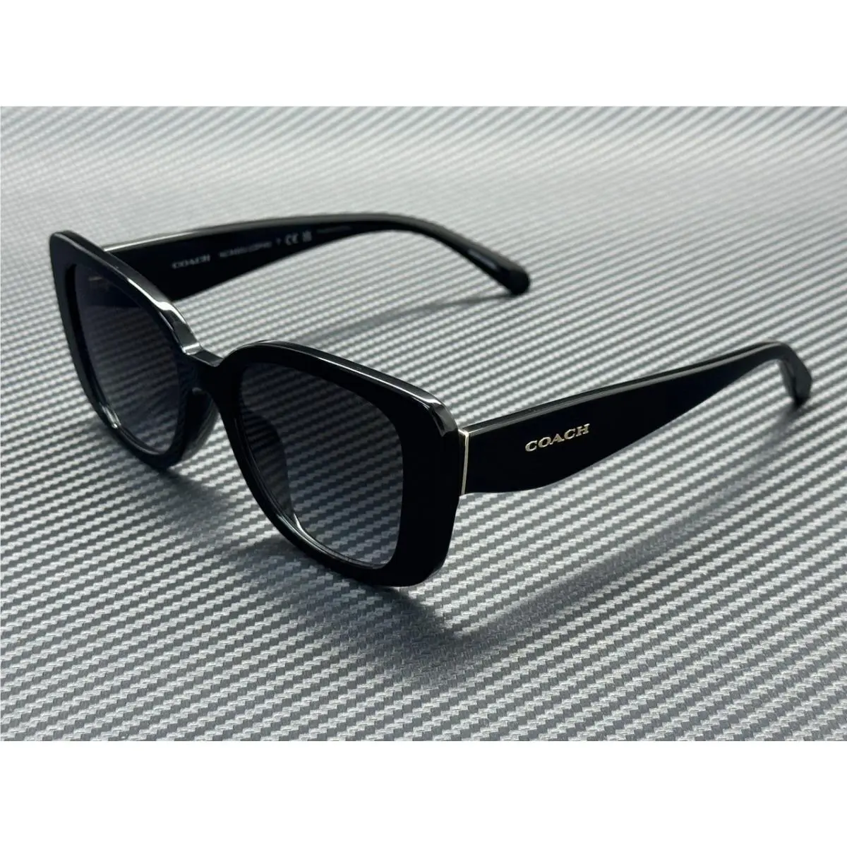 HC8450U 50028G Black Grey Gradient Women`s 52 mm Sunglasses by Coach