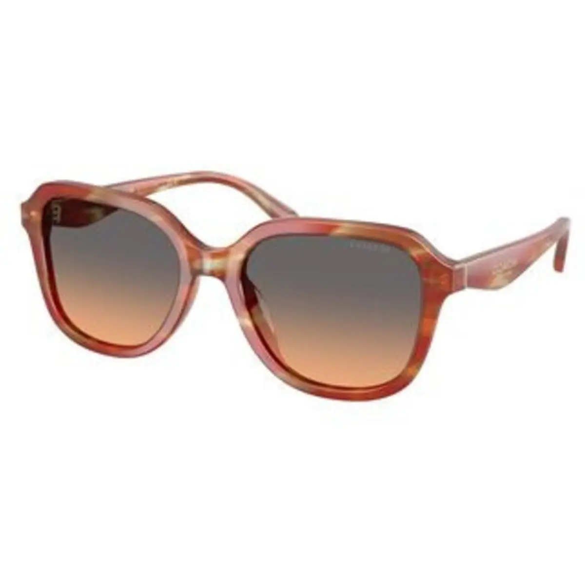 Coach HC 8437 U Striated Chestnut Smokey Peach Gradient Polyamide Standard 5900