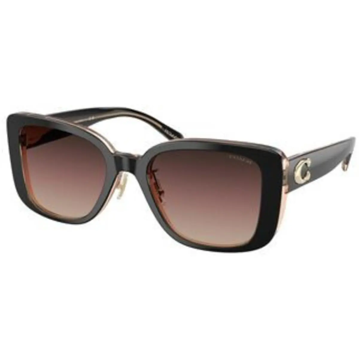 Coach HC 8352 Black Blush Brown Purple Grey Gradient Polyamide Standard 5781E2