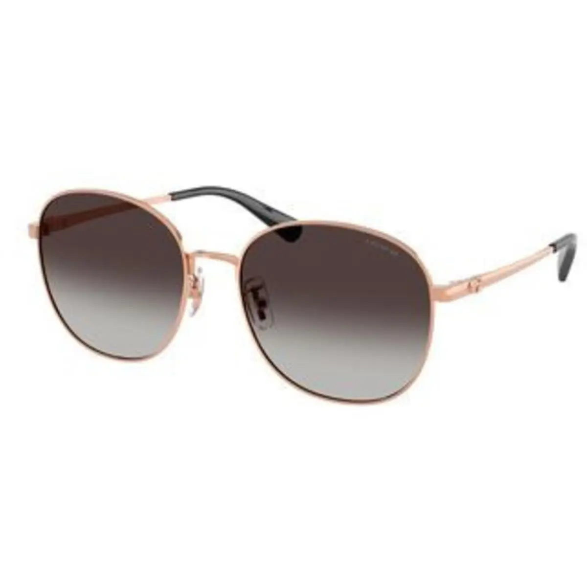 Coach HC 7189 Shiny Rose Gold Grey Gradient Polyamide Standard 94078G Sunglasse
