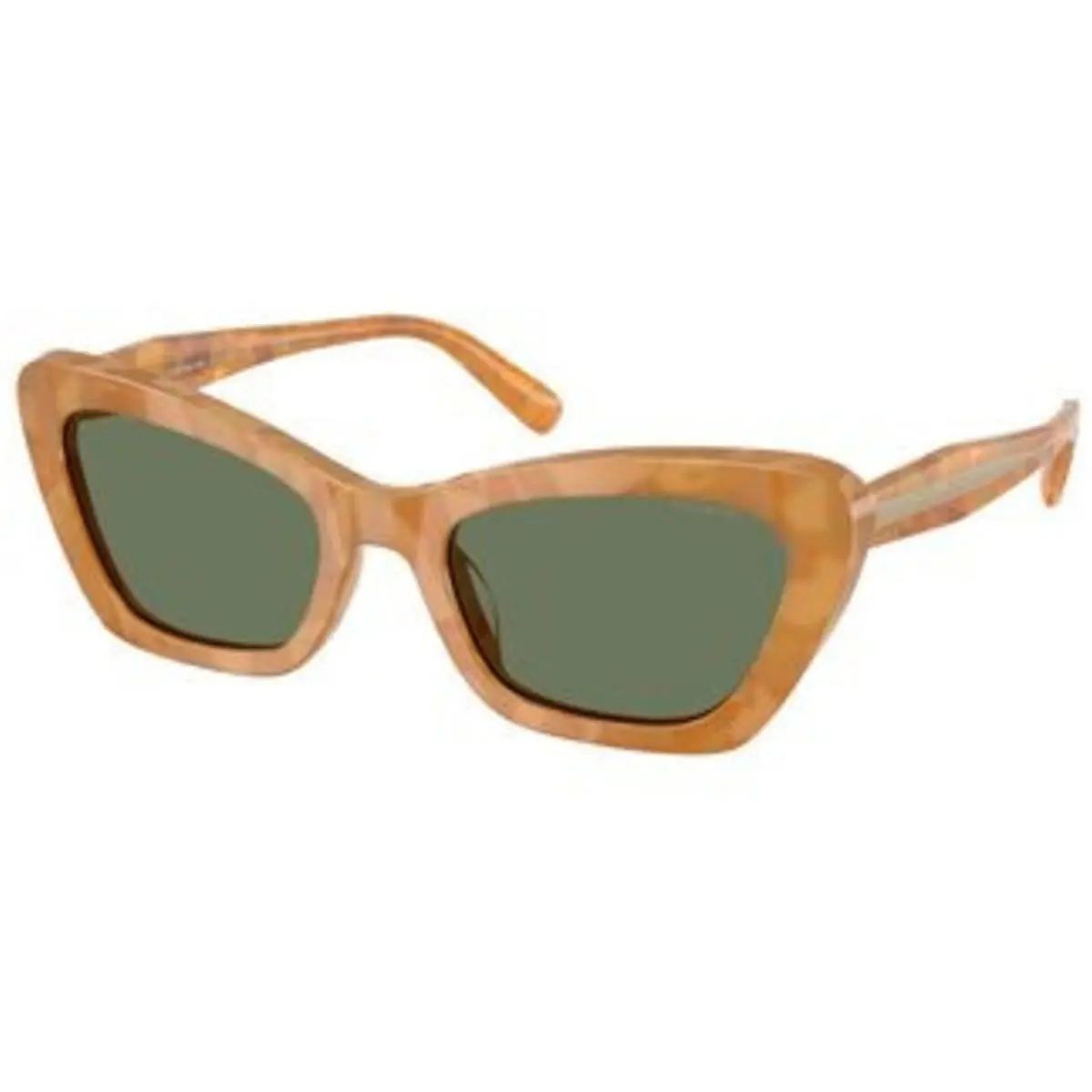 Coach HC 8452 U Blonde Tortoise Green Solid Polyamide Standard 593982 Sunglasse