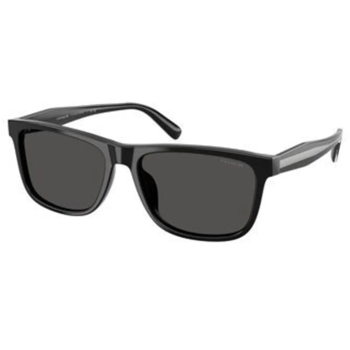 Coach HC 8454 U Black Grey Solid Polyamide Standard 500287 Sunglasses
