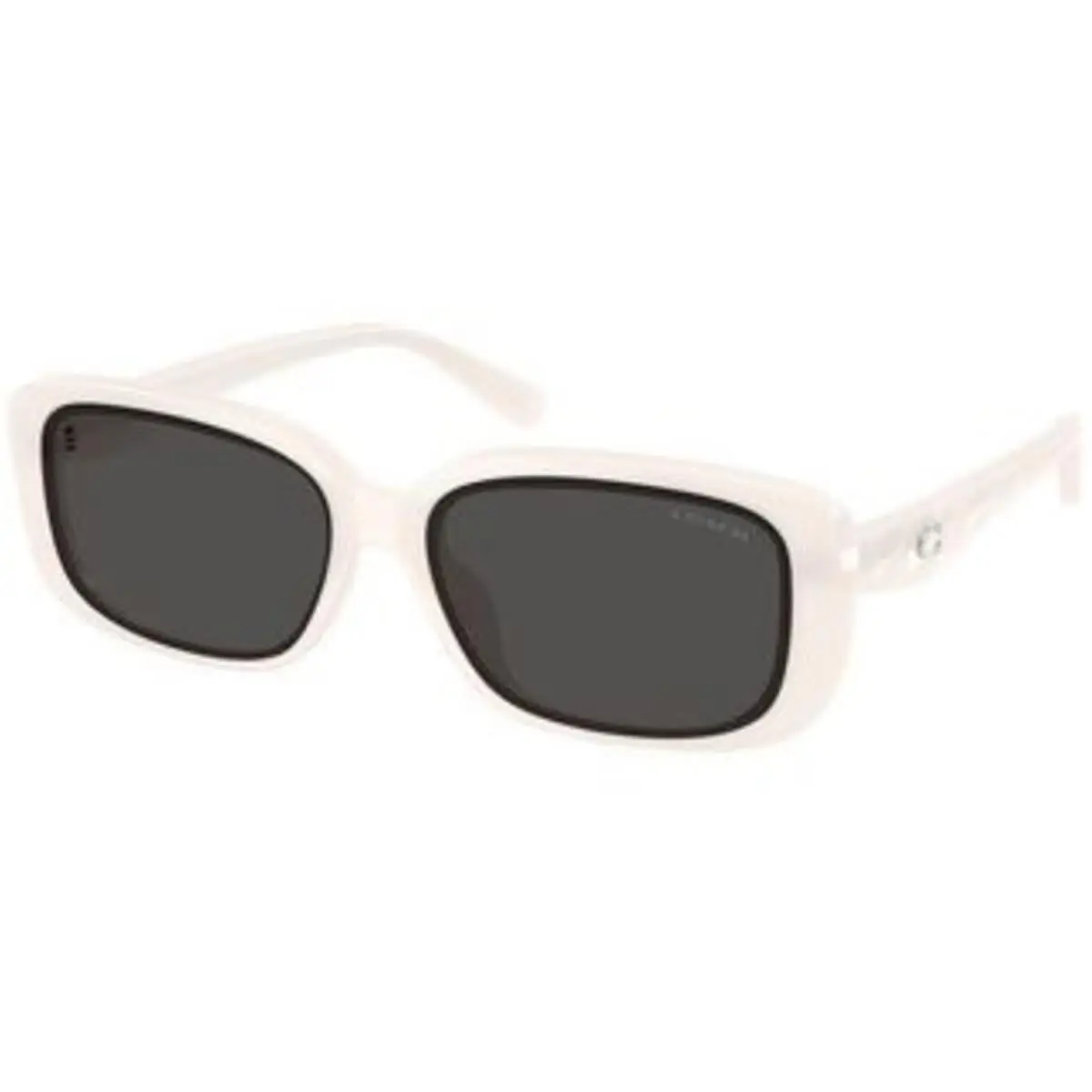 Coach HC 8444 D Milky Cloud Grey Solid Polyamide Standard 579087 Sunglasses