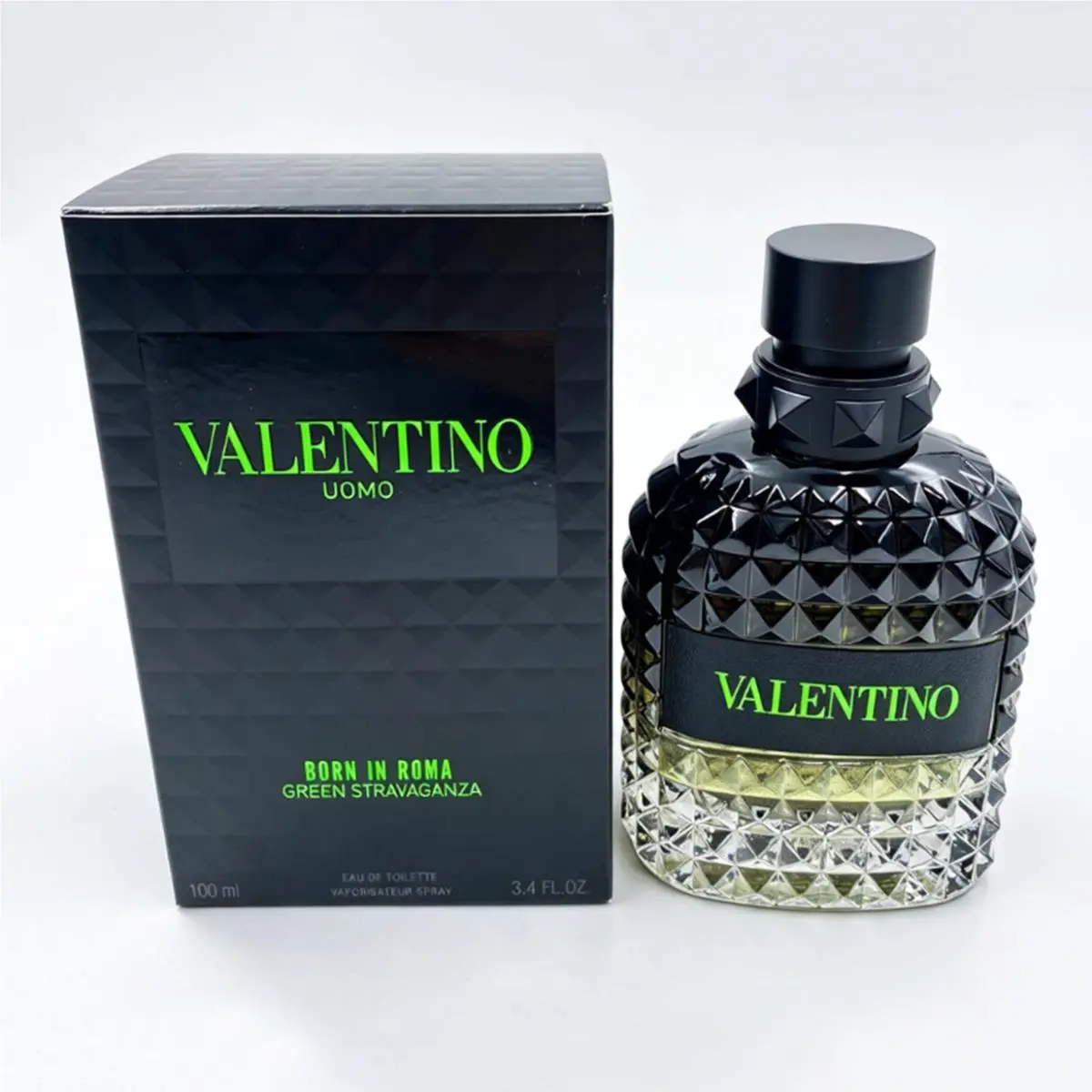 Valentino Uomo Born In Roma Green Stravaganza 3.4 Oz. Edt Spray For Men