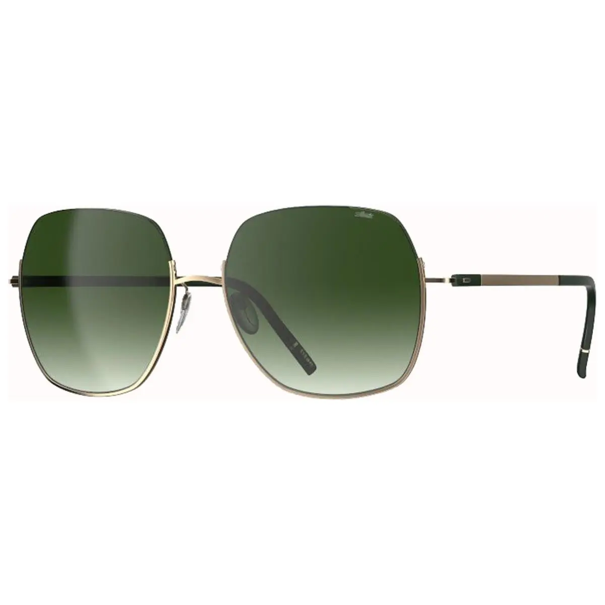 Oka Gold-tone Titanium Navigator Sunglasses - 81947575300000 Austria by Silhouette