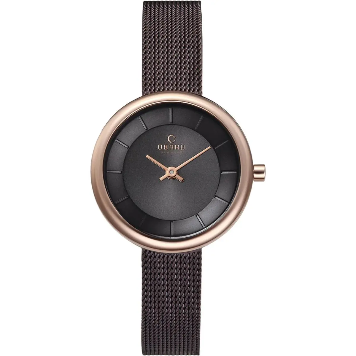 Obaku Women`s Classic Black Dial Watch - V146LXVNMN
