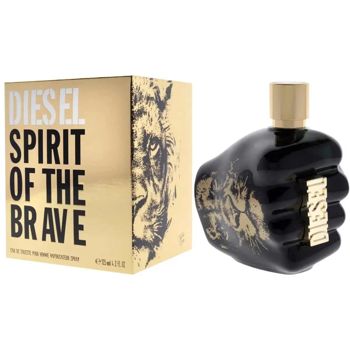 Diesel Spirit of The Brave Intense For Men Cologne 4.2 Oz 125 ml Edp Spray