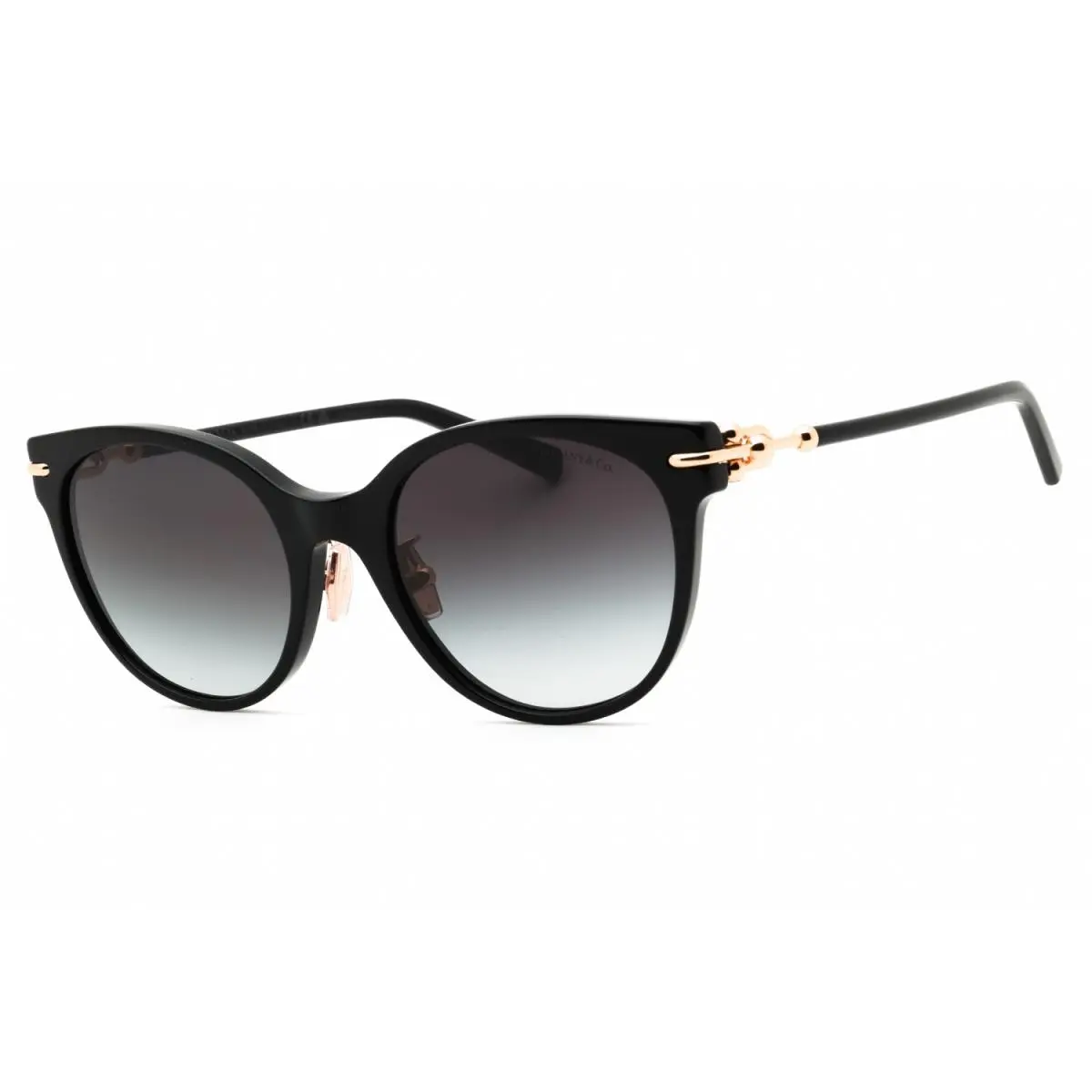 Tiffany TF4223D 80013C Sunglasses Black Frame Grey Gradient Lenses 54mm