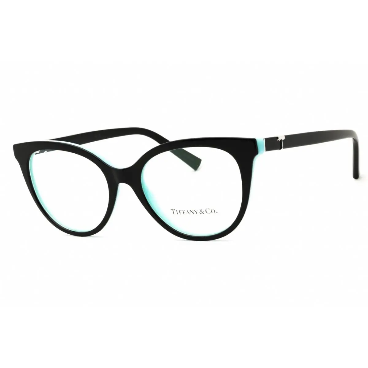 Tiffany TF2277 8055 Black On Tiffany Blue 51mm Eyeglasses