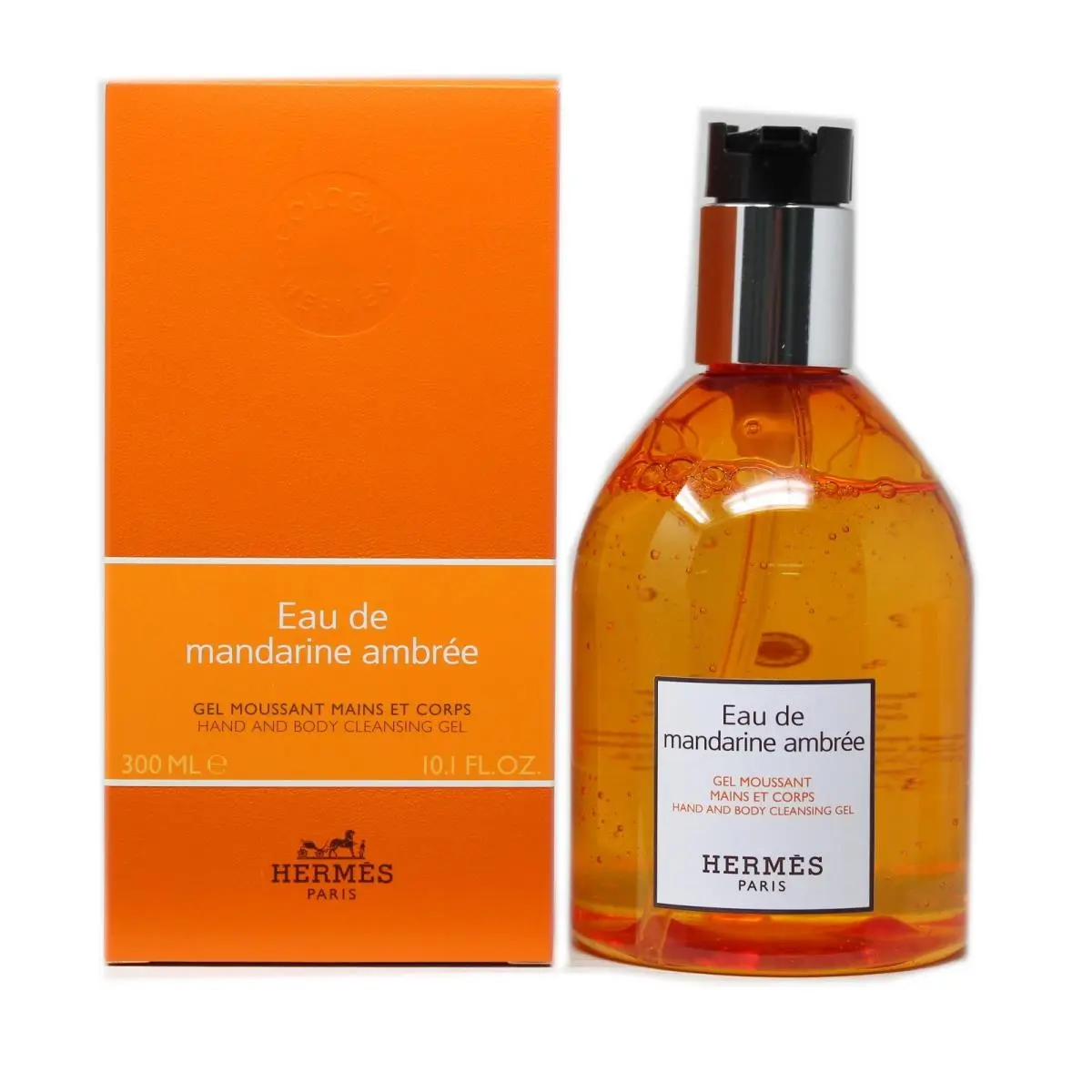 Hermes Eau DE Mandarine Ambree Hand and Body Cleansing Gel 300 ML/10.1 Fl.oz