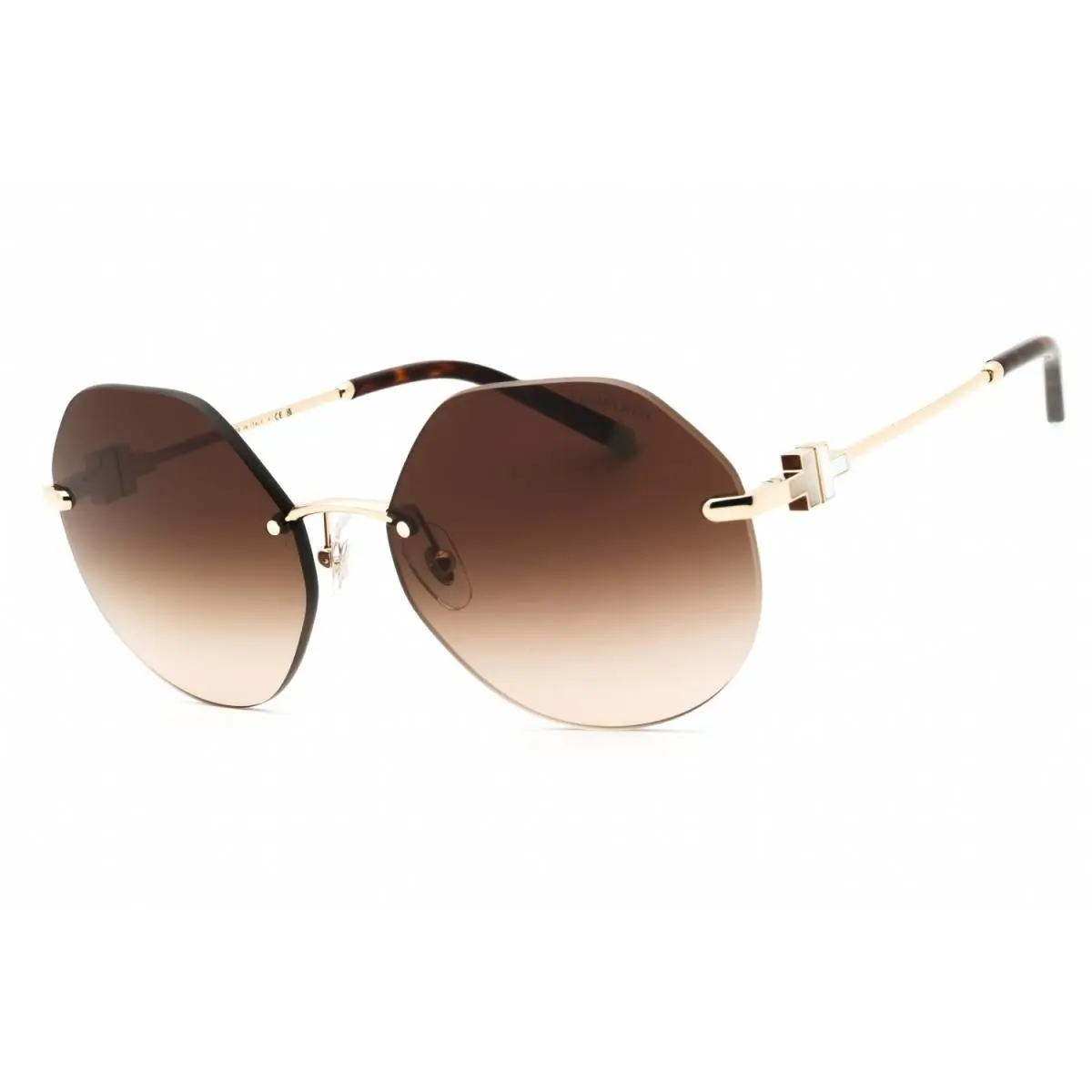 Tiffany TF3077-6021-60 Sunglasses Frame Size 60mm 140mm 17mm Gold Women