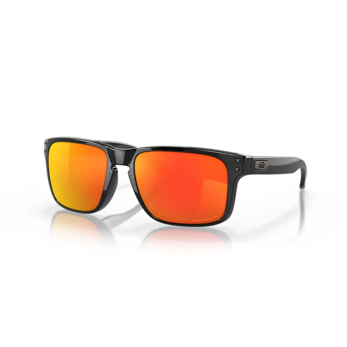 Oakley Holbrook Sunglasses Polished Black Frame W/ Prizm Ruby Lenses
